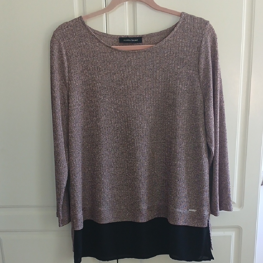 Ivanka Trump Layered Sweater